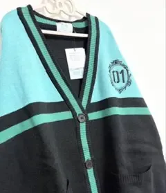 新品未使用 サンリオ 初音ミク×シナモロール コラボ カーディガン M グリーン