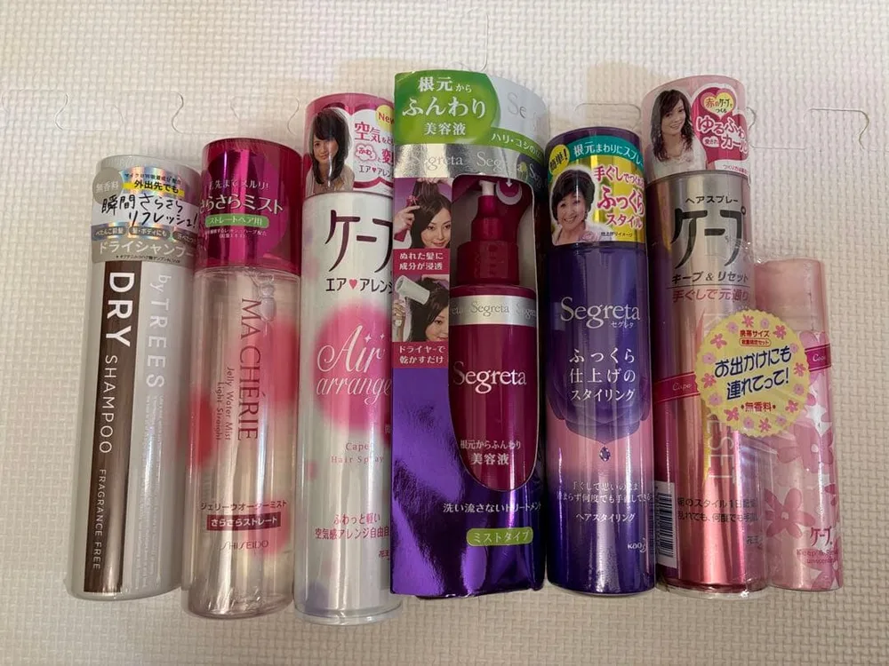 ヘアスタイリング剤 まとめ売り 7点セット