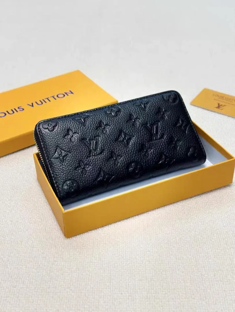 LOUIS VUITTON Monogram Empreinte Zippy Wallet