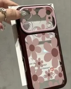 フラワー柄 iPhone 18 Pro Max ケース クリアケース