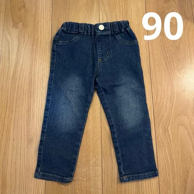 ソフィティカ デニムパンツ 90cm キッズ 長ズボン ウエストゴム 濃紺