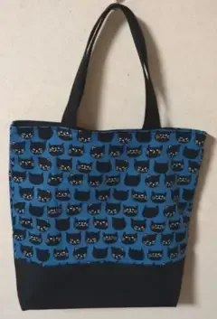 トートバック(ハンドメイド)ねこ柄