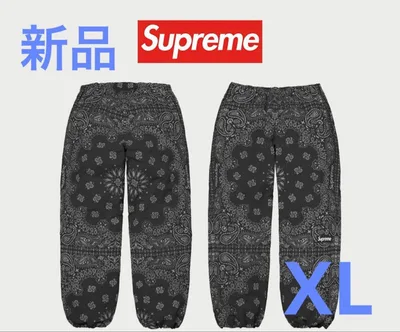 supreme Reflective Bandana Track Pant XL