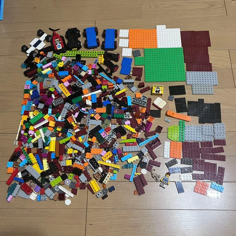 LEGO レゴ ブロック まとめ売り 約1.4kg 基礎板 車両パーツ 大量