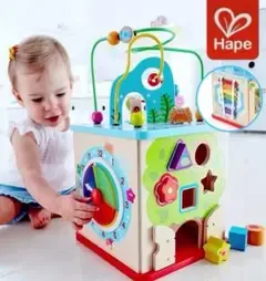 正規品 Hape ハペ 木製 知育玩具 パズル 鉄琴 プレイキューブ レア
