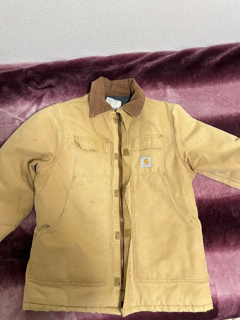 80’s 90’sCarhartt ダック地 ジャケット ベージュ メンズ