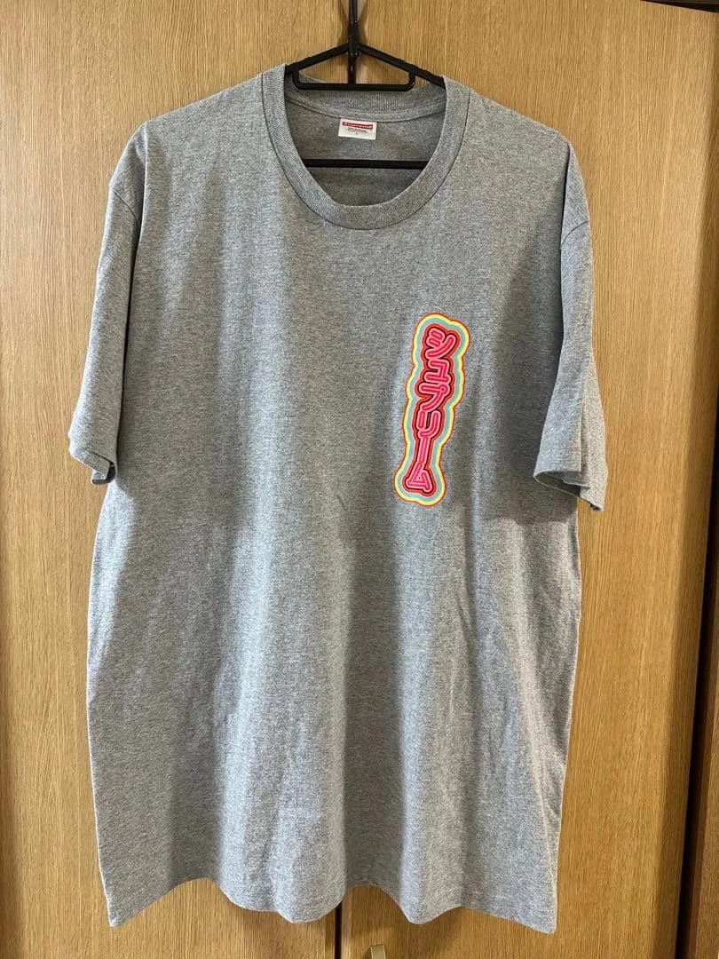 Supreme グレー Tシャツ Lサイズ