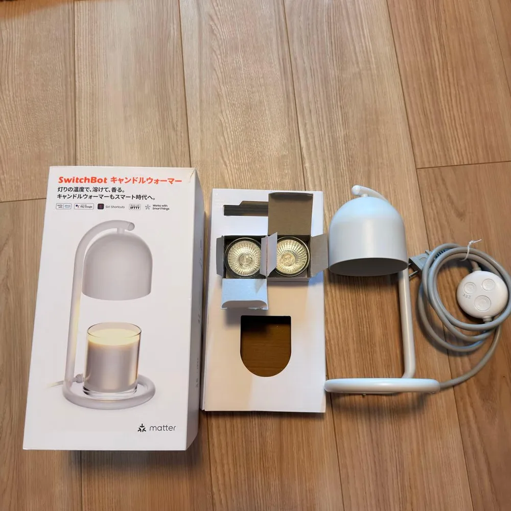 SwitchBot キャンドルウォーマー 美品 元箱・予備電球・付属品完備