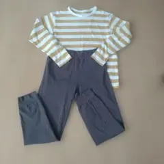 UNIQLOキッズ パジャマ 上下セット ボーダー柄