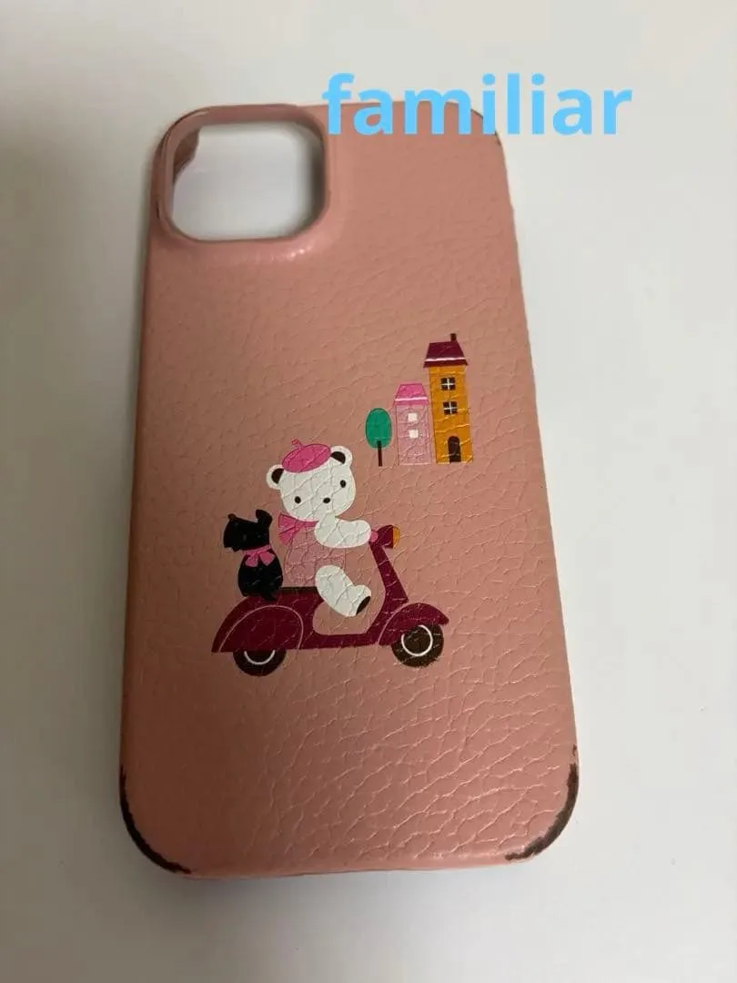 ファミリア familiar iPhone15 ケース ピンク 完売品