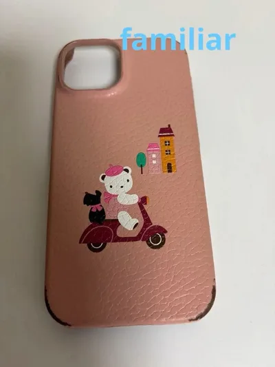 ファミリア familiar iPhone15 ケース ピンク 完売品