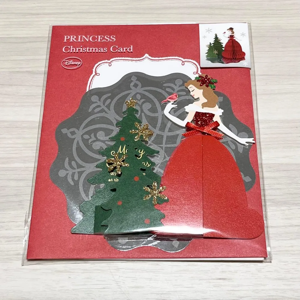 ディズニープリンセス ハニカムカード クリスマス限定版 ベル