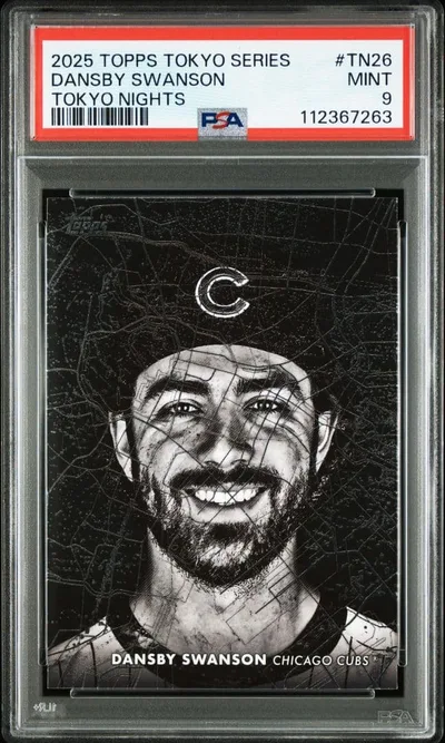 PSA9 ダンズビー・スワンソン 2025 Topps Tokyo Nights