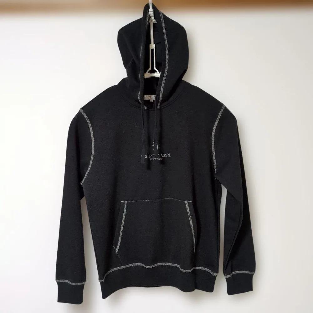 U.S. POLO ASSN. ブラックパーカー Lサイズ