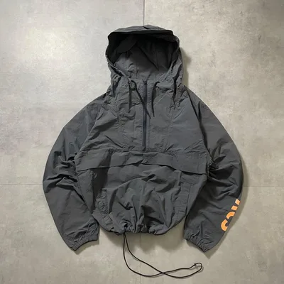00s アノラックパーカー 古着 Y2K テック 短丈
