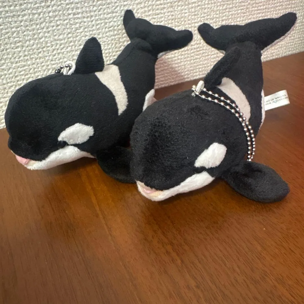 名古屋港水族館 シャチ ぬいぐるみ キーチェーン 2個セット 名古屋港水族館限定