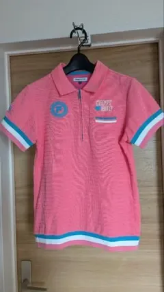 【美品】FILA GOLF レディース ポロシャツ ピンク L