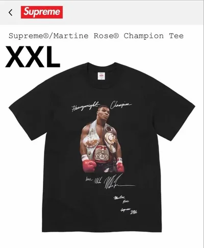 Supreme Martine Rose Champion Tee Black