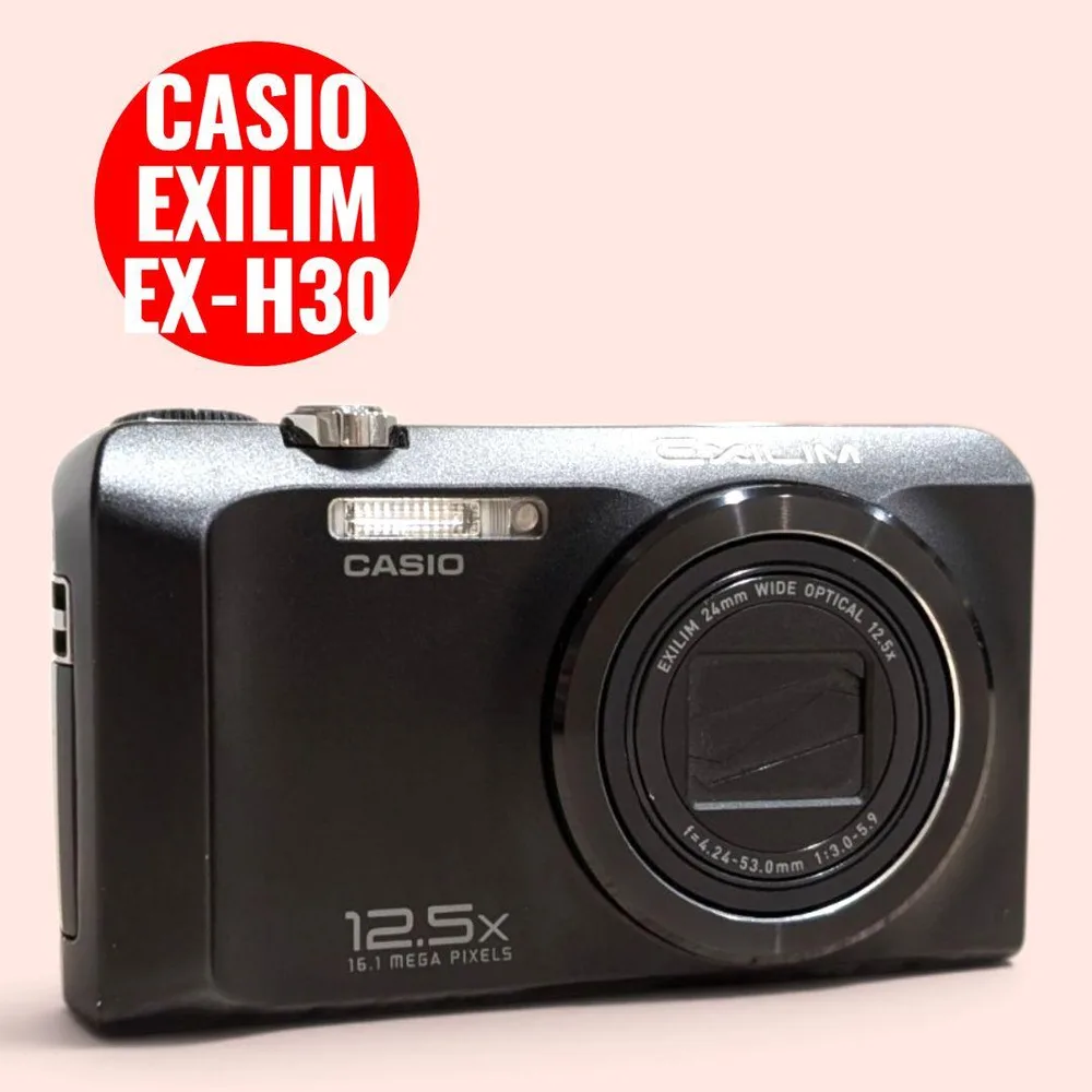 CASIO EXILIM EX-H30 動作確認済 デジカメ ブラック 充電器