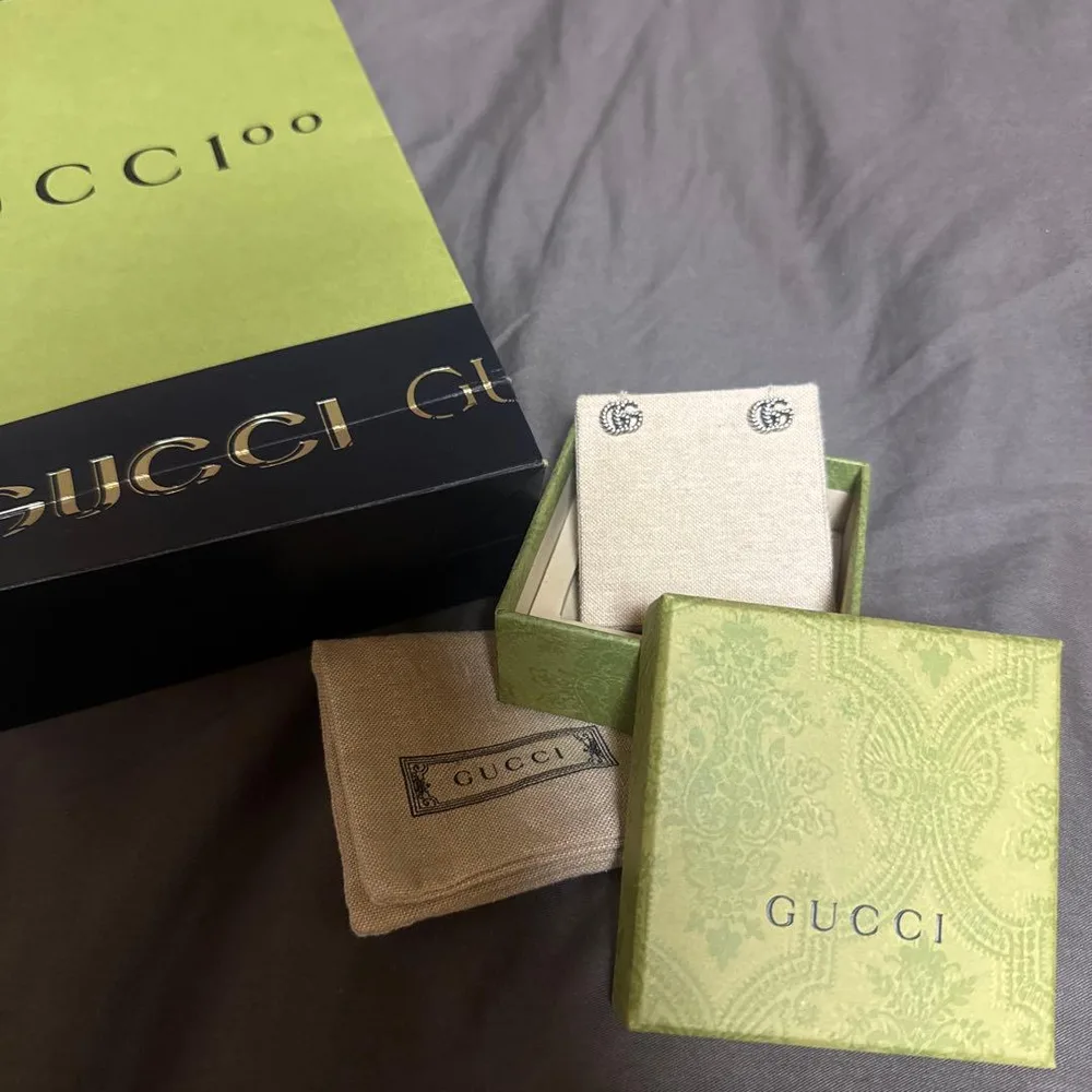 【正規品】【非売品 】GUCCI ダブルG ピアス シルバー925値下げあり