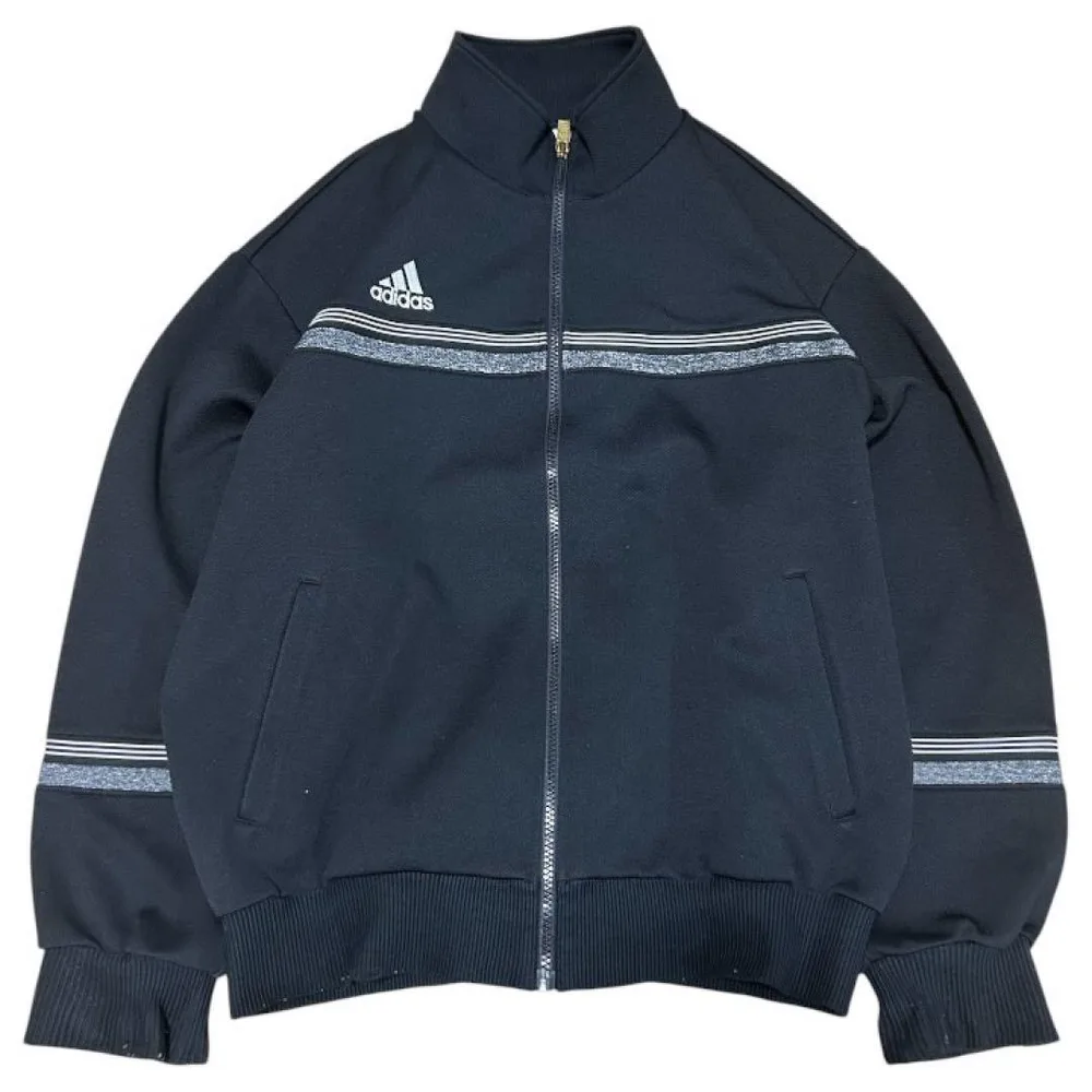 00s adidas archive ハイネックトラックジャケット ブラック L