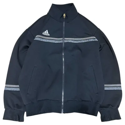 00s adidas archive ハイネックトラックジャケット ブラック L