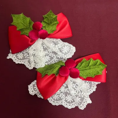 クリスマス ヘアクリップ 2個セット