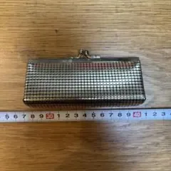 印鑑ケース コインケース がま口 ゴールドカラー
