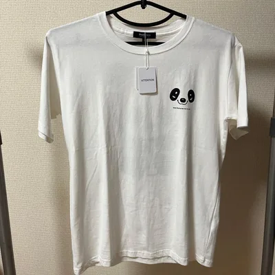 Doublefocus サカイ引越センター パンダ Tシャツ ホワイト