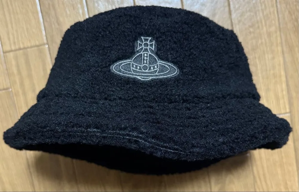 Vivienne Westwood バケットハット ボア ブラック
