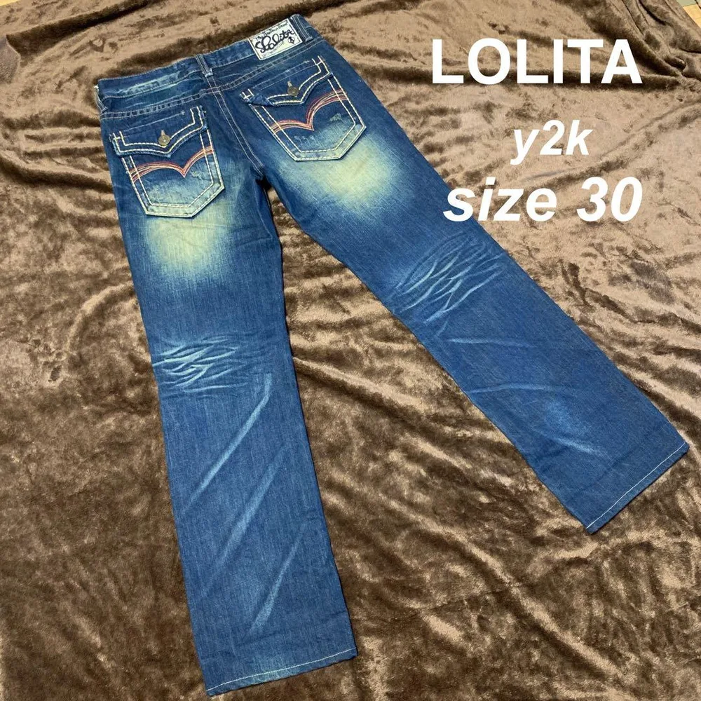 LOLITA DENIM y2k archives 刺繍 ダメージ加工 平成
