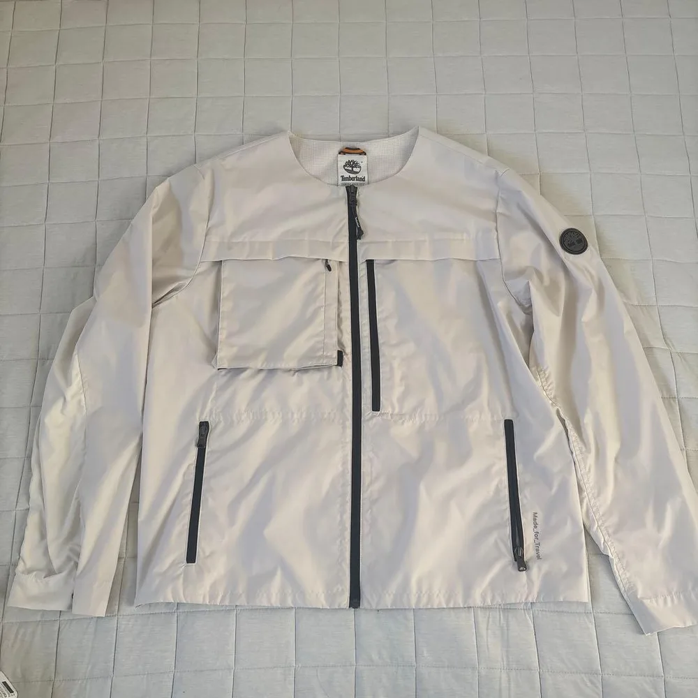 Timberland ナイロンジャケット XL ホワイト