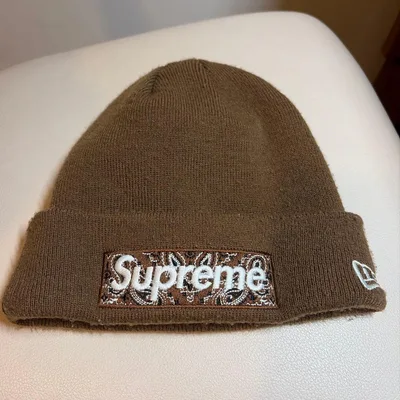 Supreme×NewEra ニット帽 ビーニー