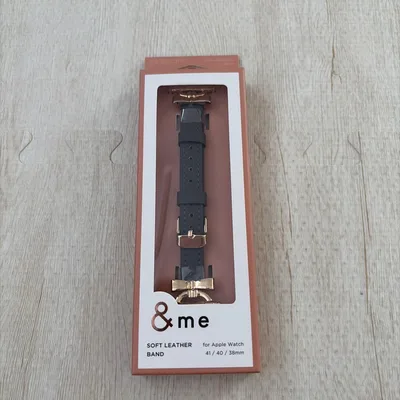 ELECOM &me Apple Watch バンド チャコールグレー