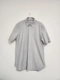 UNIQLO / ドライノンアイロンジャージーシャツ / ライトグレー / M