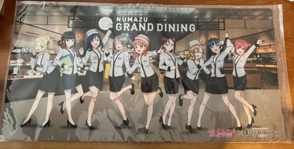 ラブライブサンシャイン ららぽーと沼津制服var ラバーマット