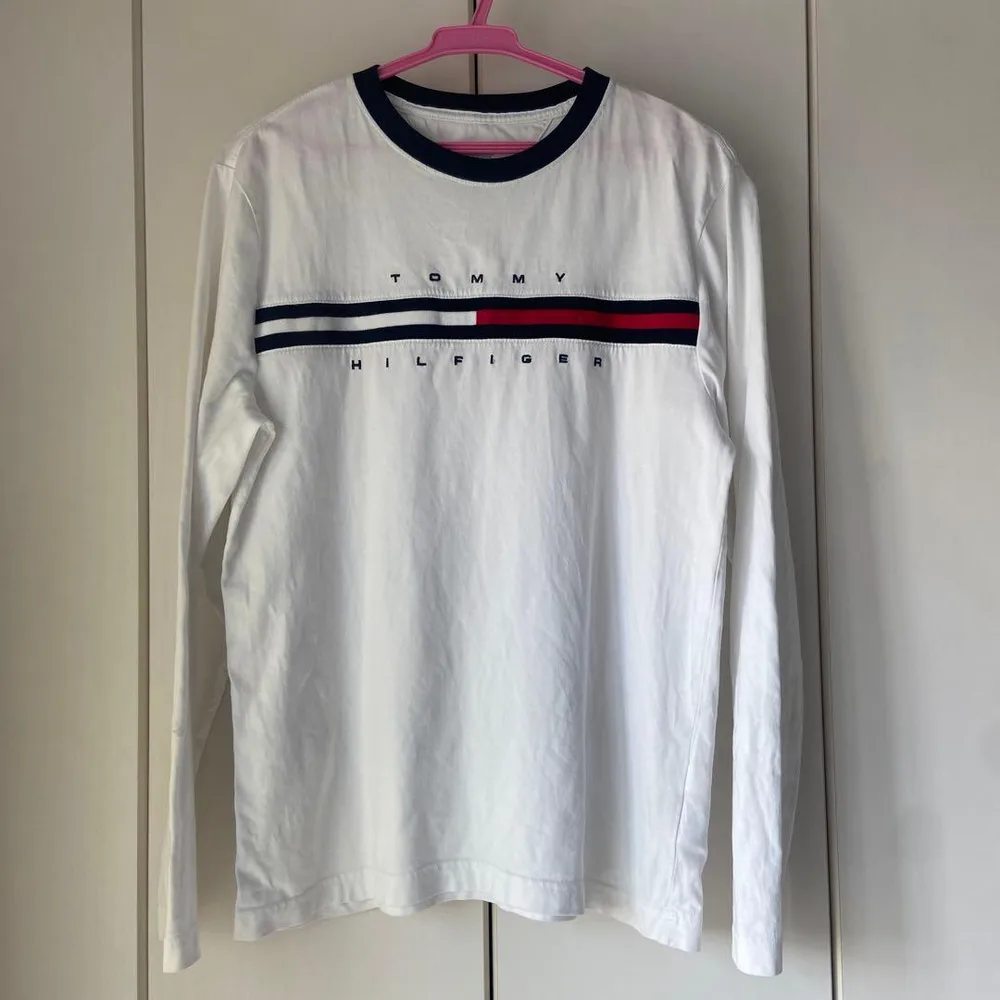 TOMMY HILFIGER 長袖カットソー ホワイト ロンT