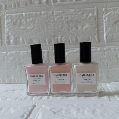 ネイルベリー NAILBERRY ネイルポリッシュ 淡いカラー 3本
