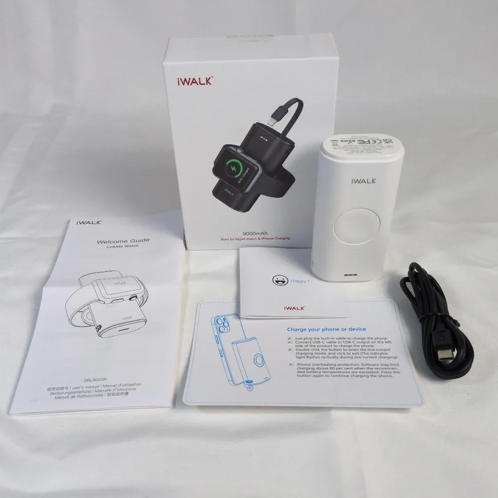 iWALK 9000mAh モバイルバッテリー Apple Watch対応