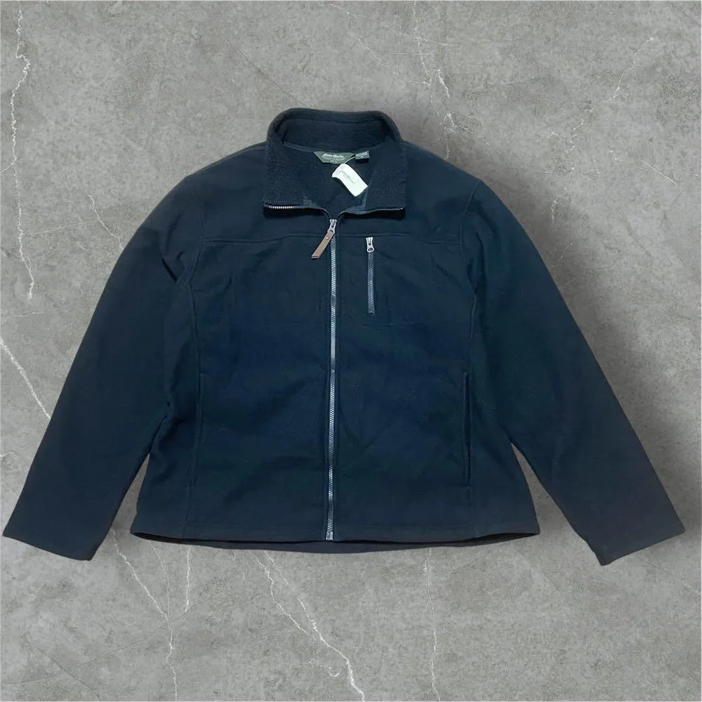 【デッドストック】エディーバウアー フリースジャケット XL 黒 タグ付 00s