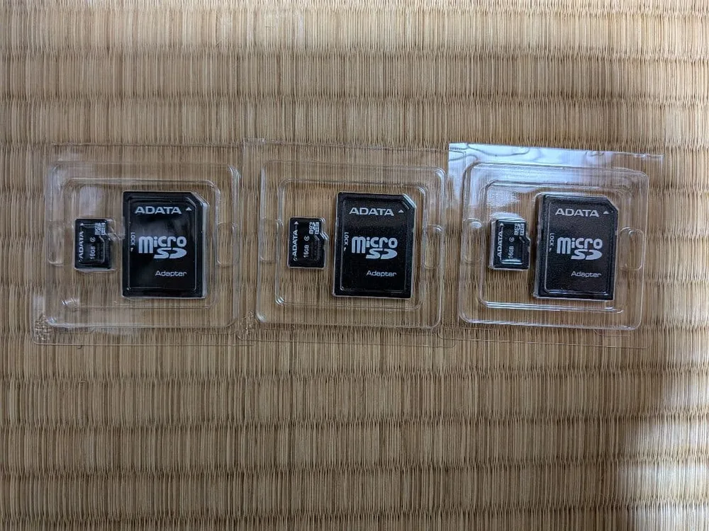 ADATA 16GB microSDHCカード 3枚セット アダプター付