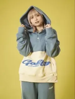 GALFY パーカー フーディー バイカラー