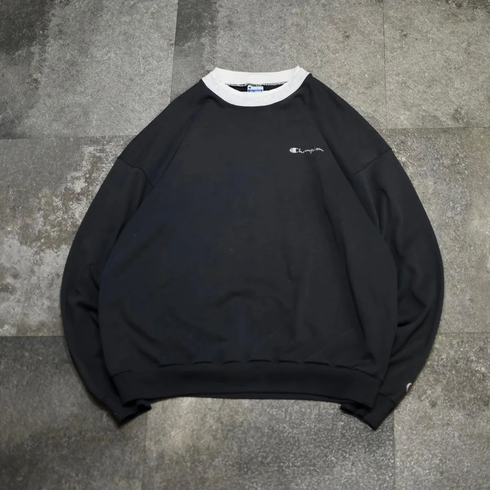 古着 Champion フェード デザインスウェット スウェット トレーナー