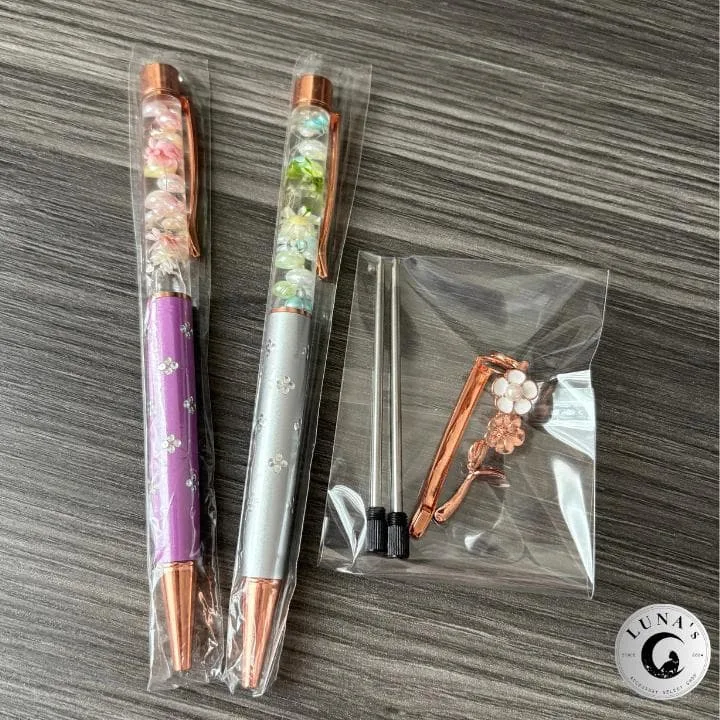 2本セット☪︎ ハーバリウム ボールペン ハンドメイド フラワー