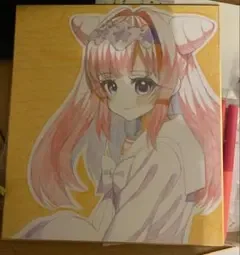 自作色紙イラスト