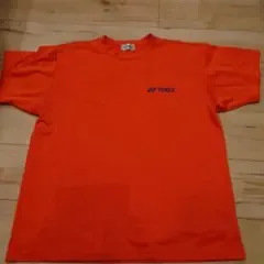 YONEX オレンジ Lサイズ シャツ