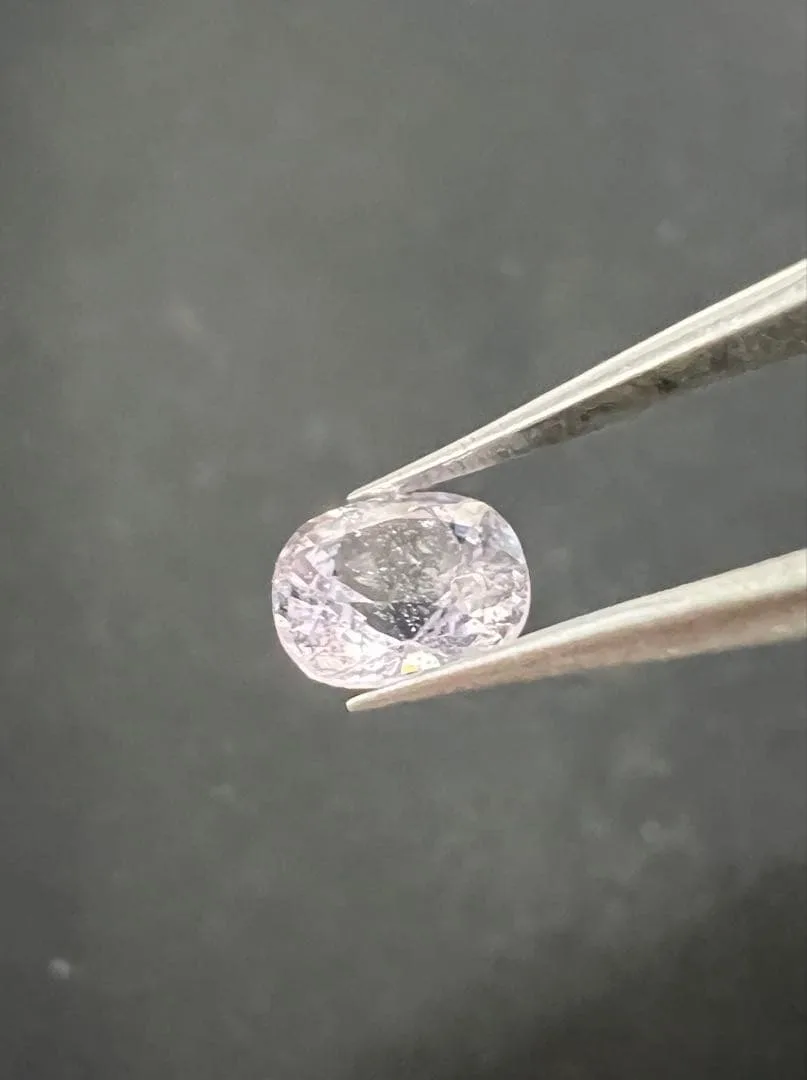 【天然スピネル 1.148ct】上品なグレイッシュピンク CGL鑑別付