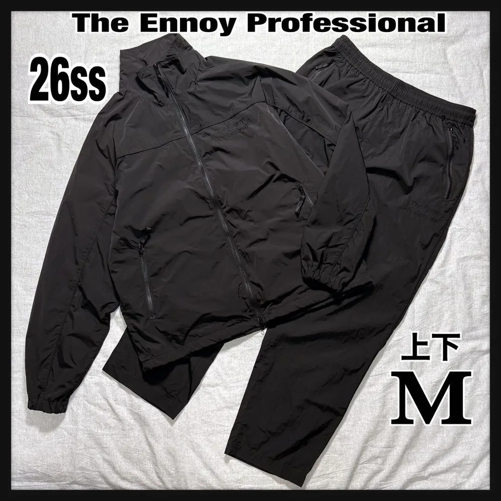 26SS ENNOY PIPING NYLON TRACKSUIT M 上下
