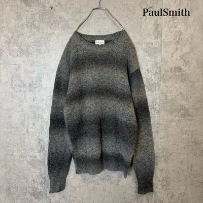 PaulSmith シャドー ボーダー ウール ニット M N4036