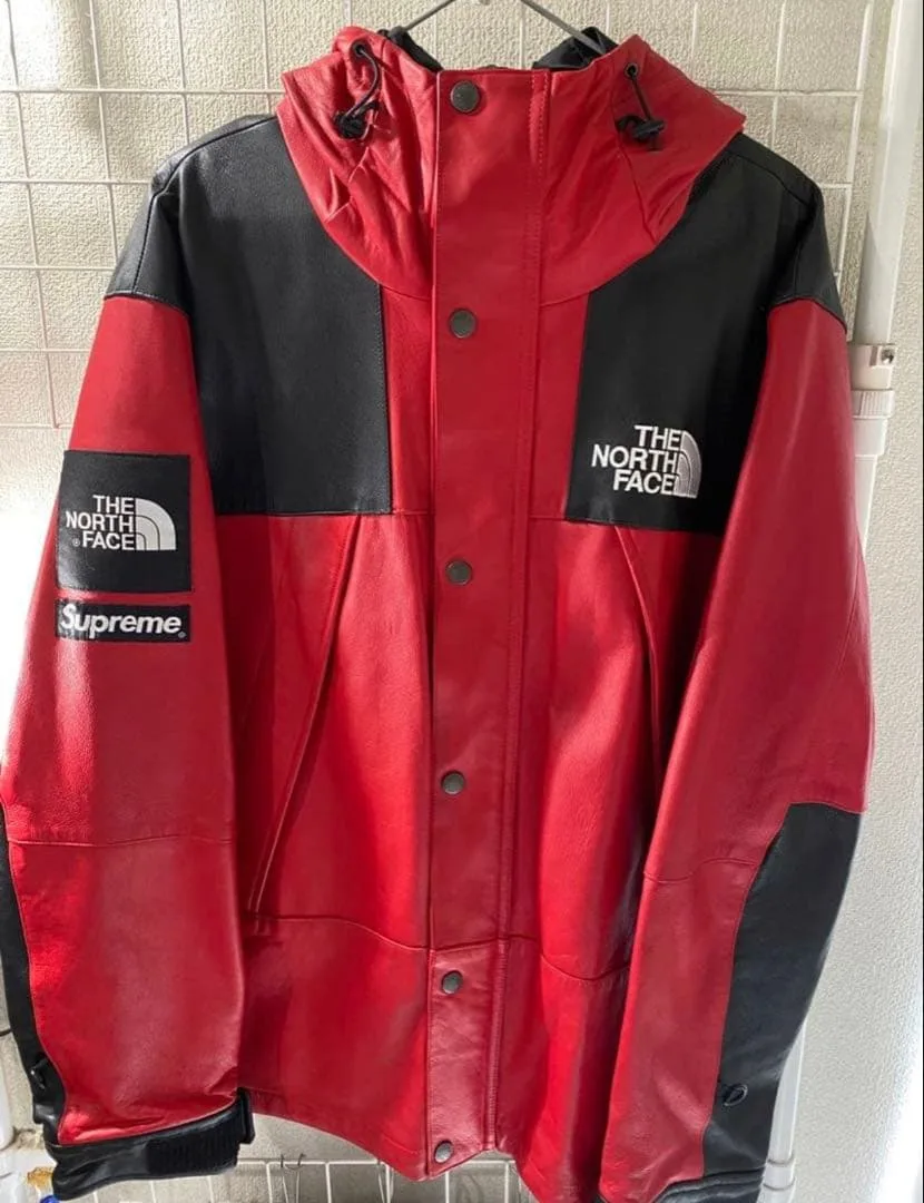 Supreme × THE NORTH FACE レザー マウンテンパーカー